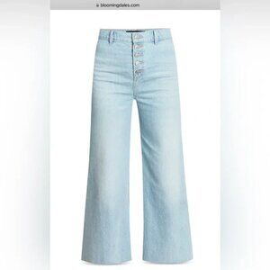 Veronica Beard Grant Wide Leg crop jeans NWOT